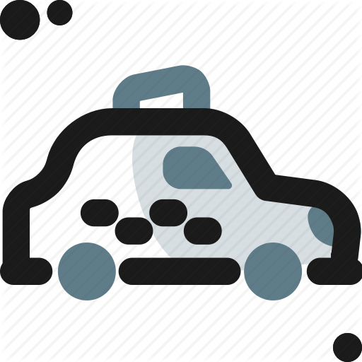 Bus, Cab, Car, Taxi, Taxicab, Uber, Vehicle Icon