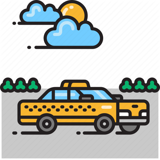 Cab, Grab, Taxi, Uber Icon