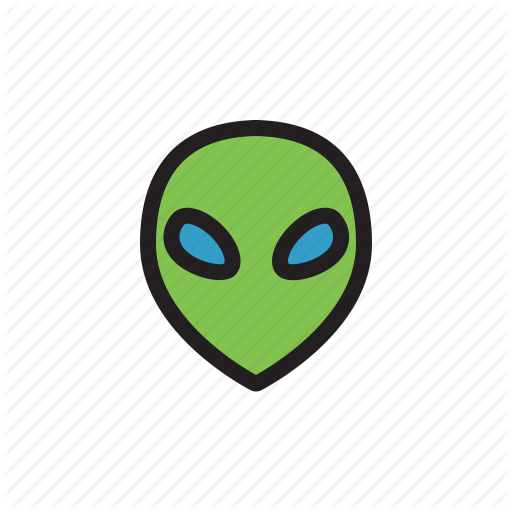 Alien, Alien Head, Aliens, Monster, Space, Ufo Icon