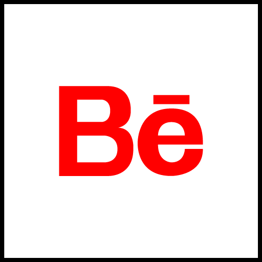 Behance Free Red Social Media Icon Download