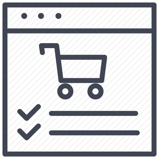 Design, Layout, List, Shopping, Ui Icon