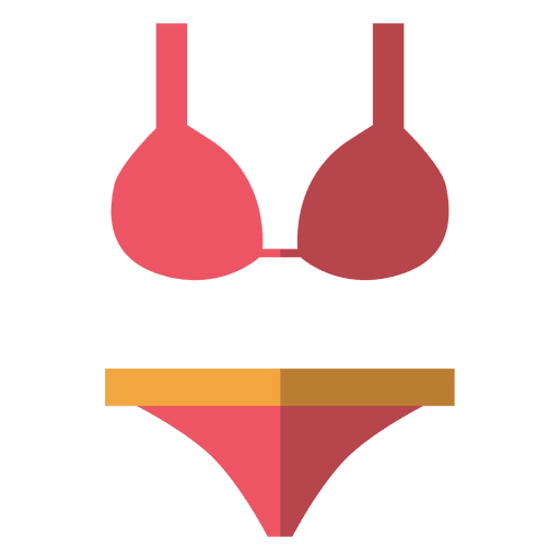 Flat Pink Bikini Underwear