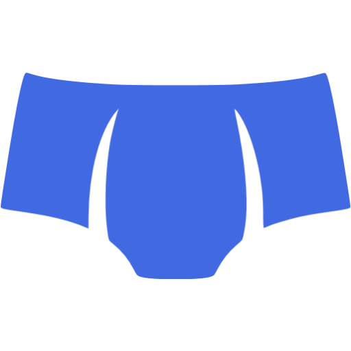 Royal Blue Mens Underwear Icon
