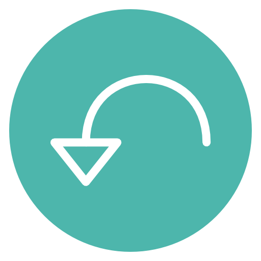 Flat, Style, Circle, Undo Icon Free Of Circle Content Icons