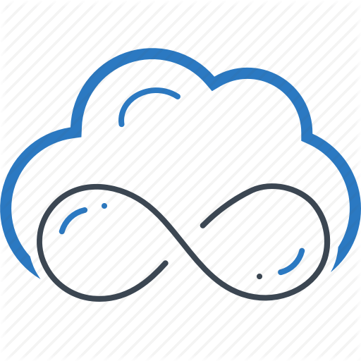 Cloud, Storage, Unlimited Icon
