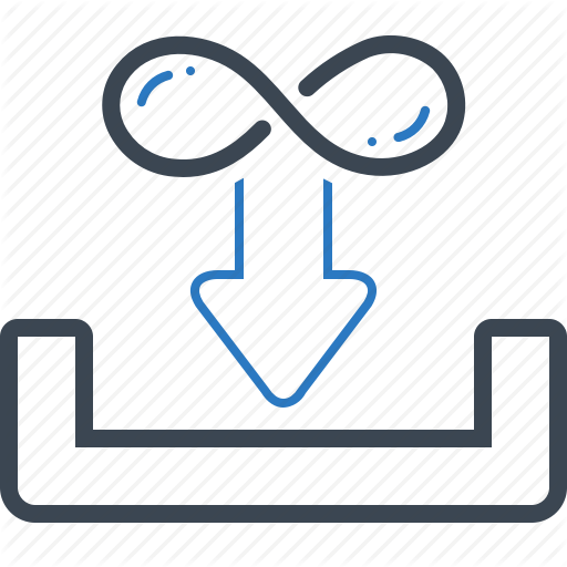 Download, Infinite, Unlimited Icon