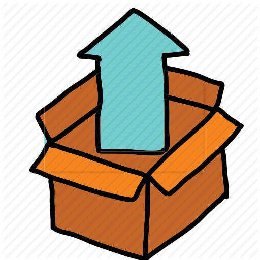 Arrow, Arrows, Box, Movement, Out, Unpack Icon