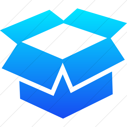 Simple Ios Blue Gradient Raphael Package Icon
