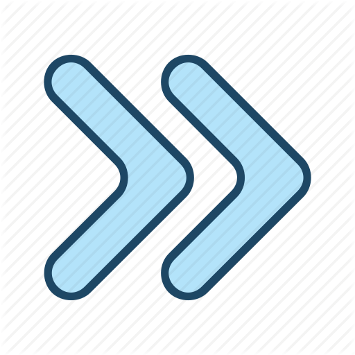 Double Arrow, Fast Forward, Forward, Media, Next, Right Arrow Icon
