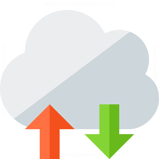 Iconexperience G Collection Cloud Updown Icon