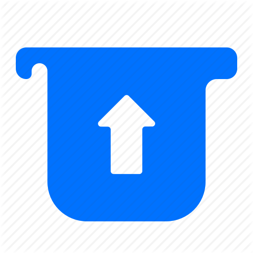 Arrow, Insert, Up Icon