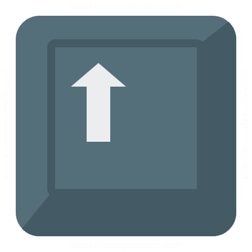 Iconexperience G Collection Keyboard Key Up Icon