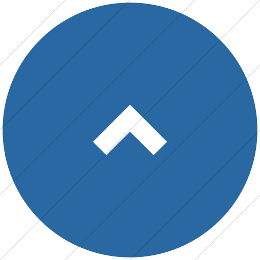 Flat Circle White On Blue Raphael Chevron Arrow Up Icon