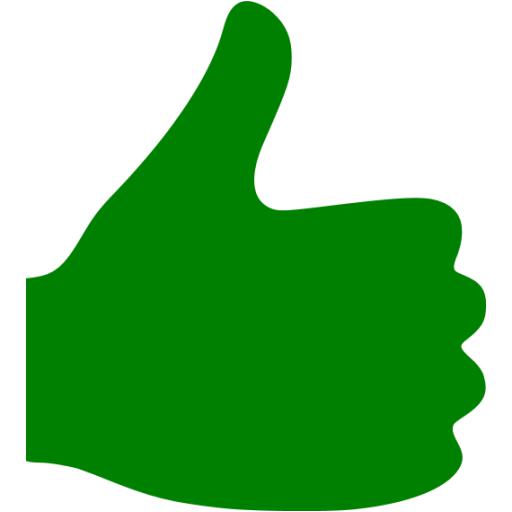 Green Thumbs Up Icon