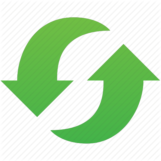 Recycle, Refresh, Reload, Renew, Repeat, Synchronize, Update Icon