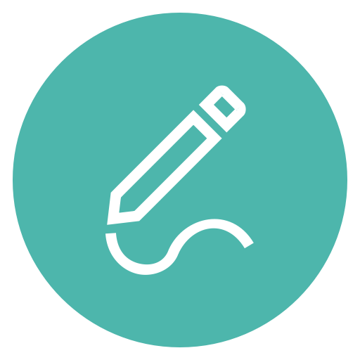 Pencile, Edit, Update, Note, Article, Circle, Pen Icon