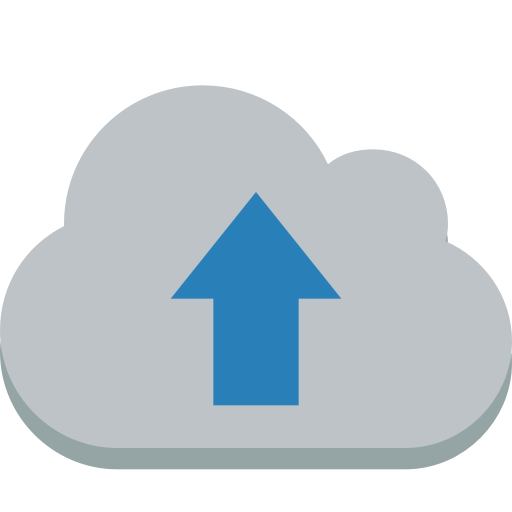 Cloud Up Icon Small Flat Iconset Paomedia