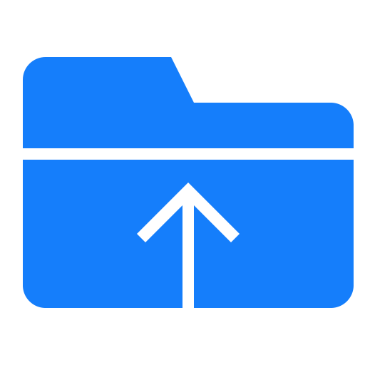 Folder, Upload Icon