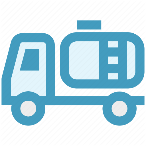 Container, Energy, Fuel, Gasoline, Petrol, Truck Icon