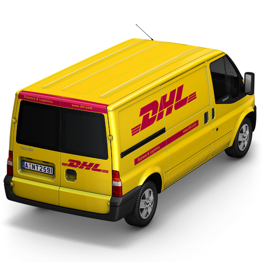 Dhl Van Back Icon Container Cargo Vans Iconset Antrepo
