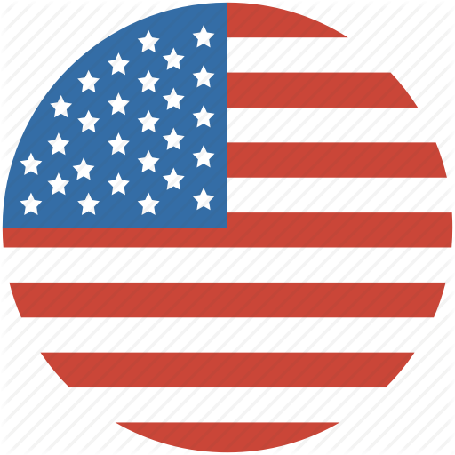 America, Circle, Flag, States, United, Us Icon
