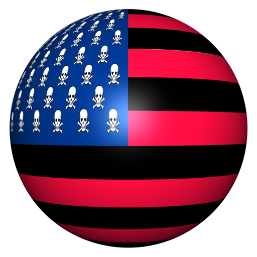 Mark Twain Flag Round Icon