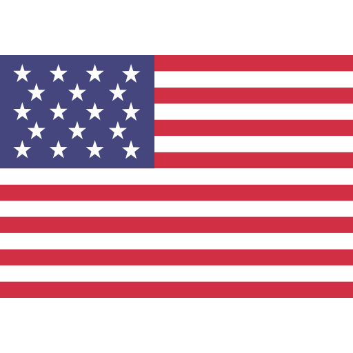 U S A, Flat, National Flag Icon With Png And Vector Format