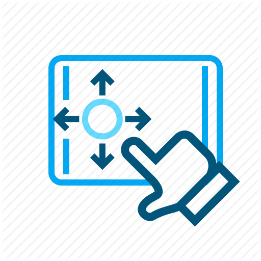Control, Direct, Move, Tablet, Usability Icon