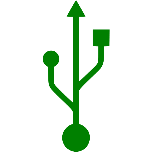 Green Usb Icon