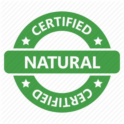 Badge, Certified, Natural Icon