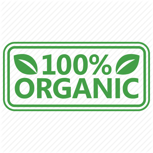 Badge, Certified, Organic, Stamp Icon