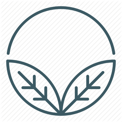 Circle, Leaves, Natural, Organic Icon