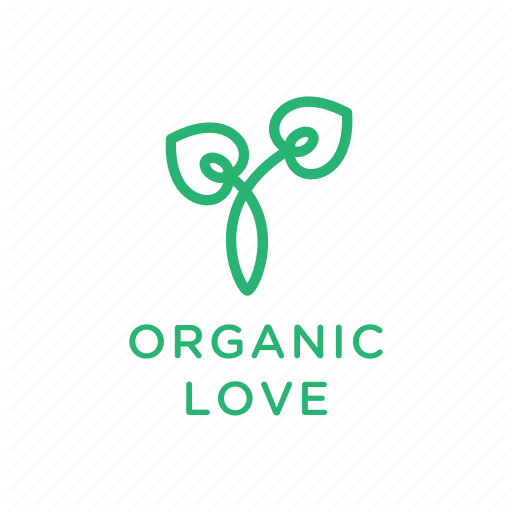 Eco Valentine, Leaves, Love, Natural, Organic Icon