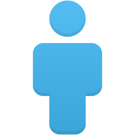 User Blue Icon Flatastic Iconset Custom Icon Design