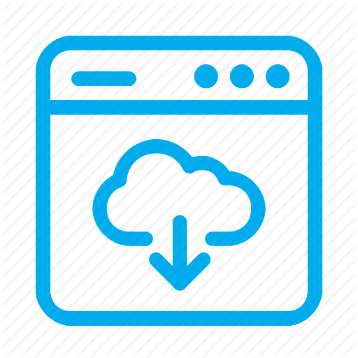 Cloud Server, Cyan, Download, Interface, Ui, User, User Interface Icon
