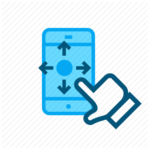 Direct, Focus, Mobile, Move, User Interface Icon