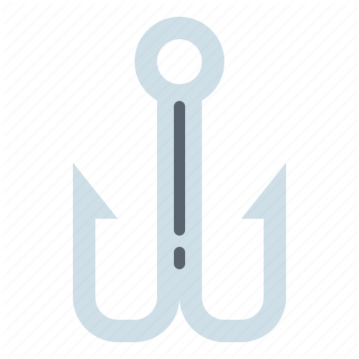 Fishing, Hook, Steel, Utensils Icon
