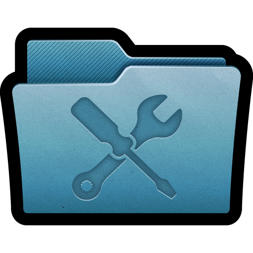 Folder Utilities Icon Mac Folders Iconset Hopstarter