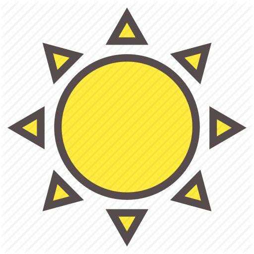 Heat, Hot, Summer, Sun, Sunlight, Vacation Icon