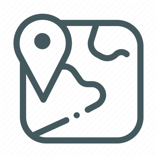 Holiday, Maps, Summer, Travel, Vacation Icon