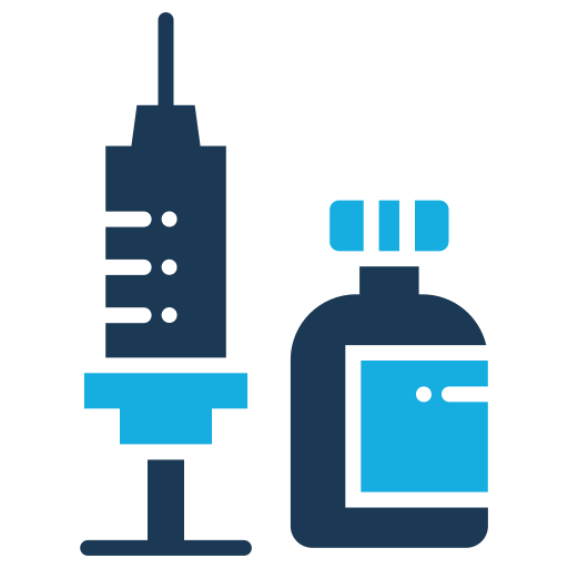 Syringe, Bottle, Medical, Medicine, Vaccine Icon Free Of Medical