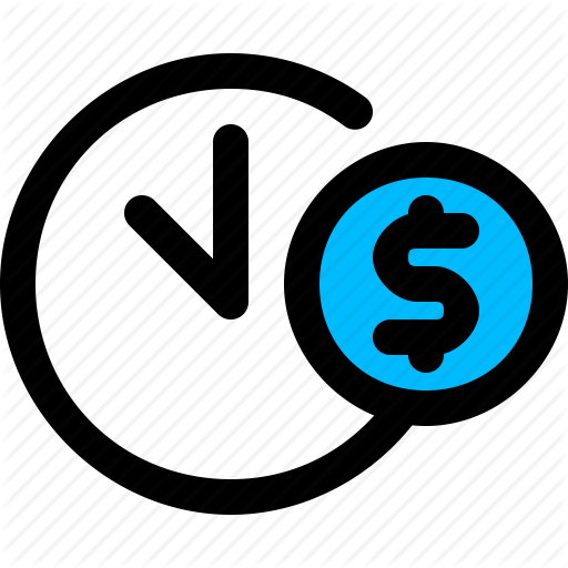 Money, Time, Value Icon