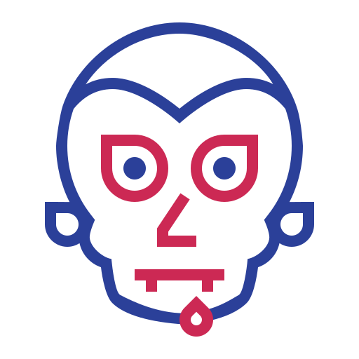 Suck, Dracula, Vampire Icon Free Of Science And Fiction