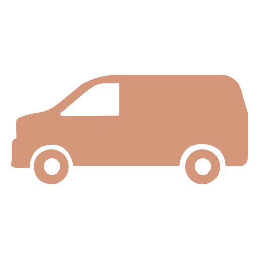 Delivery Van Silhouette Icon