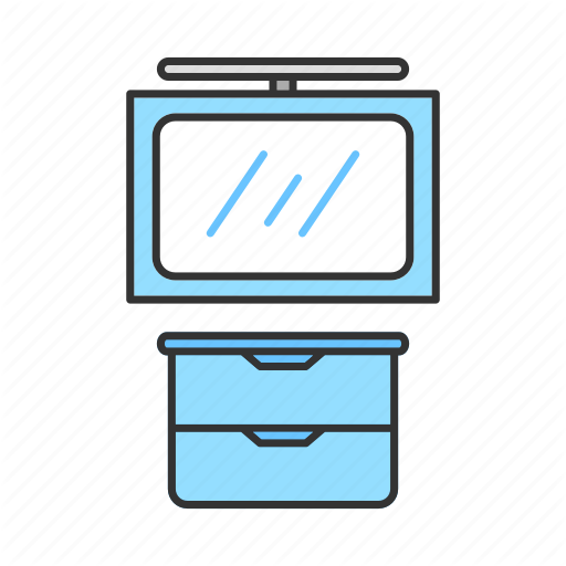 Bath, Bathroom, Cabinet, Closet, Furniture, Mirror, Vanity Icon