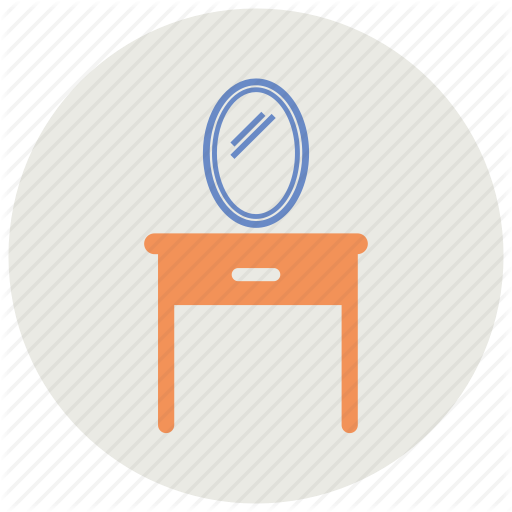 Dresser, Dressing, Table, Vanity Icon