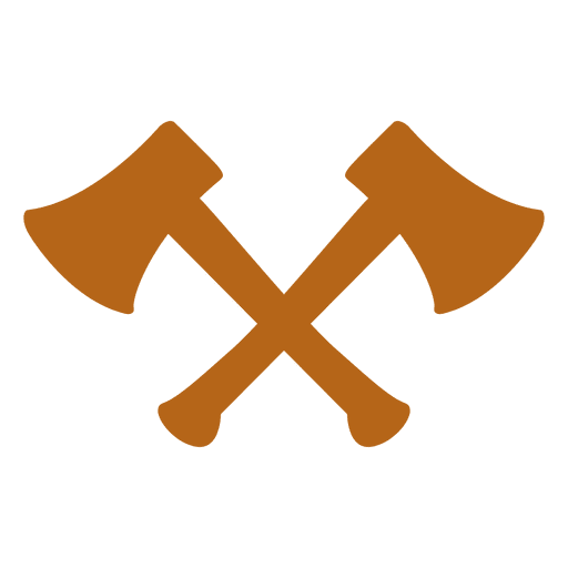 Hipster Cross Axe Icon