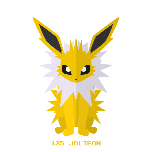 Electricidad, Jolteon, Kanto, Pokemon Icon