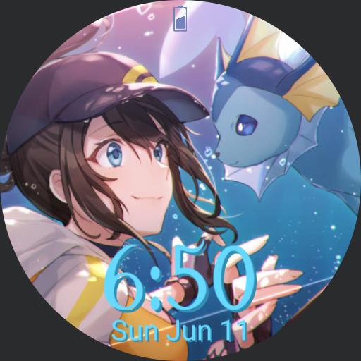 Pokemon Trainer Vaporeon For Zenwatch