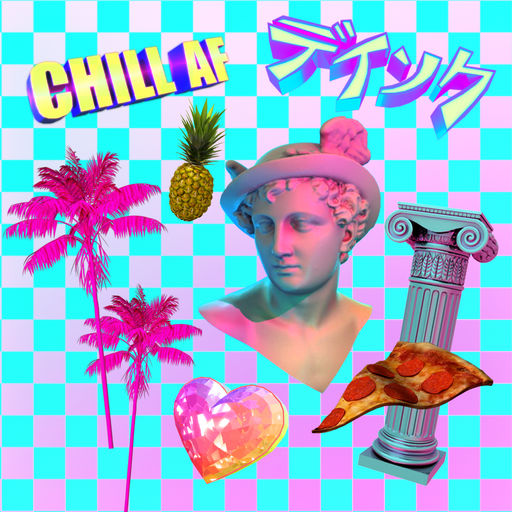 Vaporwave Sticker Pack Por Nix Hydra Games